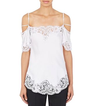 Givenchy + Flutter-Sleeve Camisole