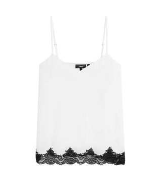 Theory + Crepe Camisole With Lace