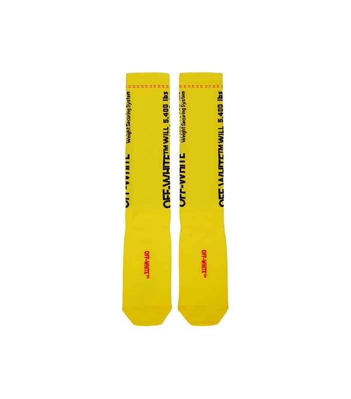 Off-White + Yellow TM Socks