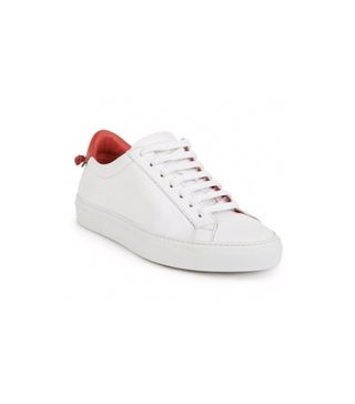 Givenchy + Leather Lace-Up Sneakers