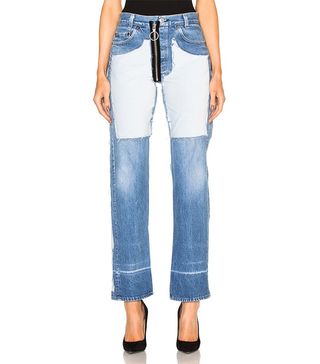 Off-White + Inlay Velvet Patch Jeans