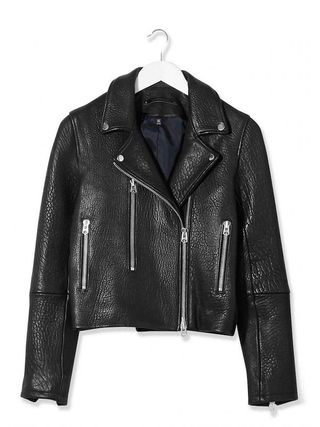 Topshop + Boutique Leather Biker Jacket