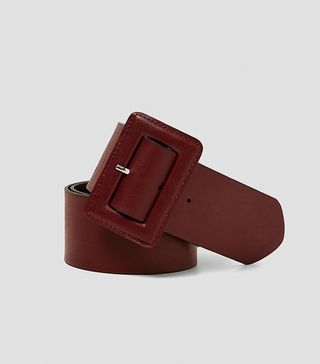 Zara + Belt With Square Buckle