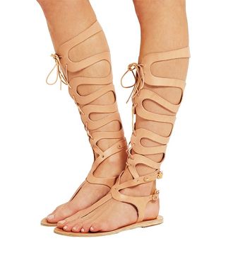 Ancient Greek Sandals + Kori Leather Lace-Up Sandals
