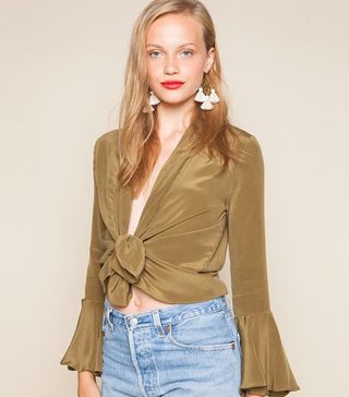 Stone Cold Fox + Radical Blouse in Olive