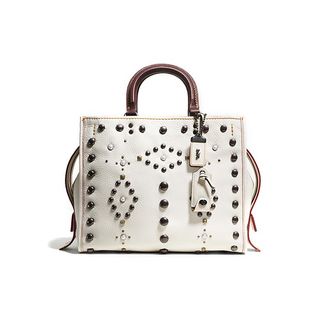 Coach + Western Rivets Rogue Bag in Pebble Leather