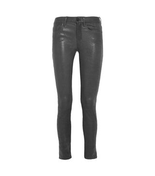 Frame + Le Skinny Stretch Leather Pants