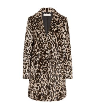 Stella McCartney + Leopard-Print Faux Fur Coat