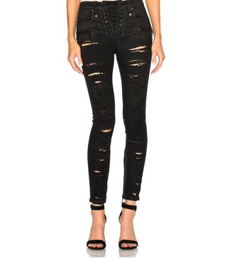 Unravel + Denim Lace-Up Skinnies