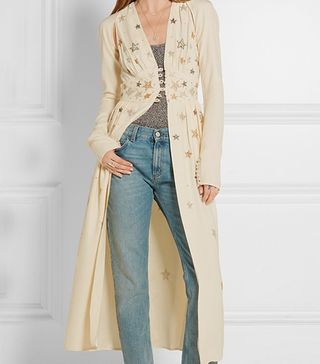 Attico + Cher Embellished Crepe Jack