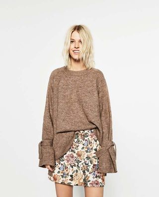 Zara + Short Tapestry Skirt