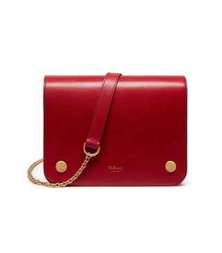 Mulberry + Clifton Scarlet Crossboarded Calf Bag
