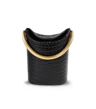 Stella McCartney + Black Alter Croc Shoulder Bag