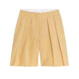 Arket + Linen Cotton Tailored Shorts