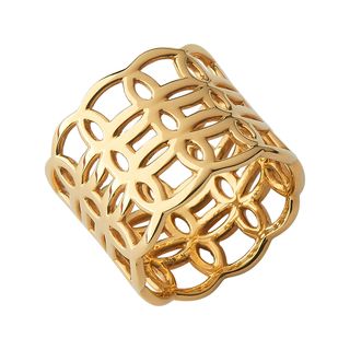 Links of London + Ovals 18kt Yellow Gold Vermeil Band Ring