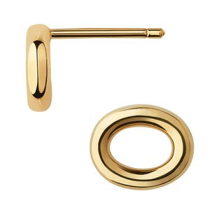 Links of London + Ovals 18kt Yellow Gold Vermeil Stud Earrings