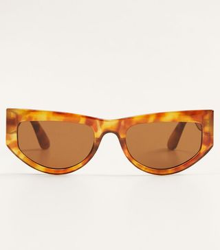 Mango + Tortoiseshell Retro Sunglasses