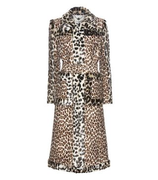 Stella McCartney + Leopard Print Wool Coat