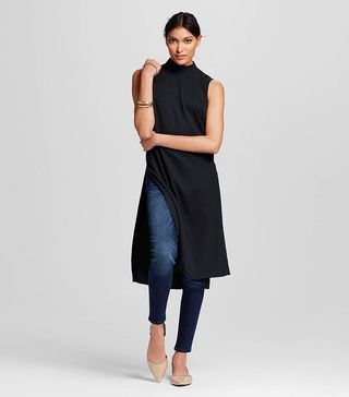 Who What Wear + Mock-Neck Tunic
