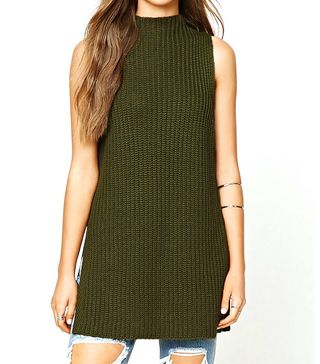 Forever 21 + Ribbed Knit Sweater Tunic