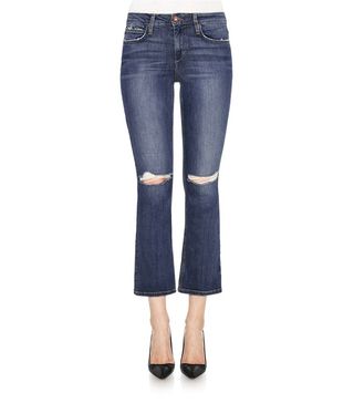 Joe's Jeans + Olivia Mid-Rise Cropped Flare Jeans