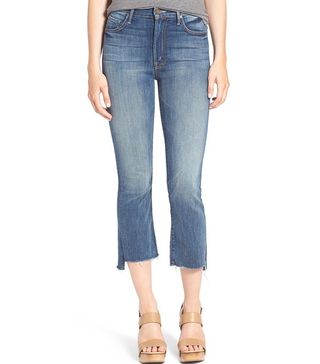 MOTHER + The Insider Crop Step Fray Jeans