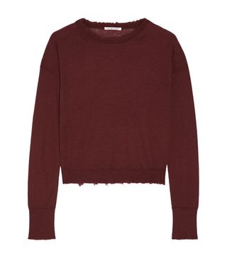 Helmut Lang + Frayed Cashmere Sweater