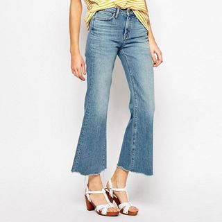 M.I.H Jeans + Lou Crop Bell Bottom Jeans