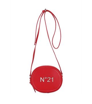 No.21 + Logo Leather Shoulder Bag