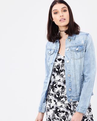 Atoms + Here + Kendall Original Denim Jacket