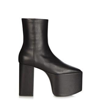 Balenciaga + Platform Leather Ankle Boots