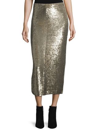 IRO + Bump Sequin Midi Skirt