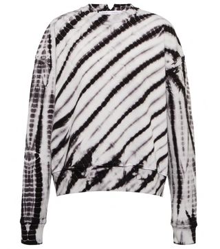 Proenza Schouler + White Label Tie-Dye Cotton Sweatshirt