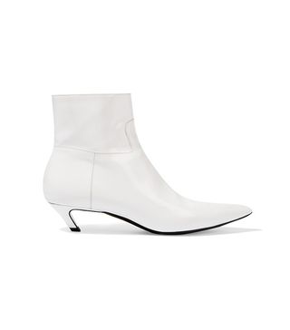 Balenciaga + Patent-Leather Ankle Boots