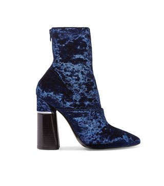 3.1 Phillip Lim + Kyoto Velvet Ankle Boots