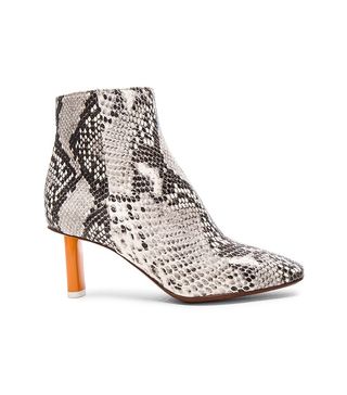 Vetements + Python Embossed Ankle Boots