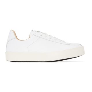 Spalwart + White Nappa Court Sneakers