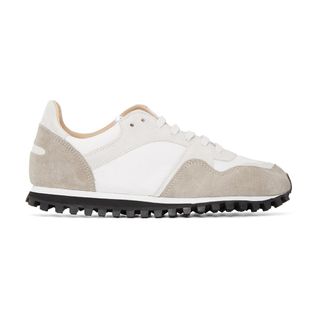 Spalwart + White 
Beige Marathon Trail Sneakers