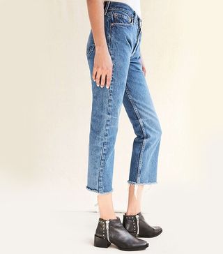 Urban Renewal + Remade Levi's Frayed Jeans
