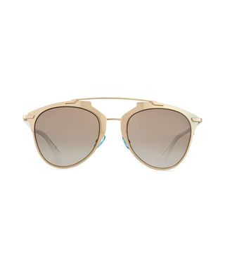 Dior + Reflected Two-Tone Aviator Sunglasses