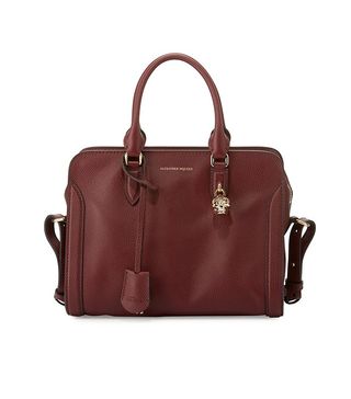 Alexander McQueen + Padlock Small Leather Satchel Bag