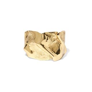 Cornelia Webb + Folded Gold-Plated Cuff