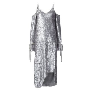 Magda Butrym + Cut-Out Sequin Dress