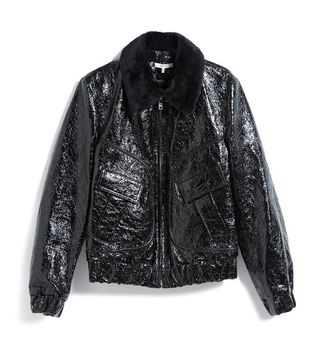 Ganni + Scott Leather Jacket