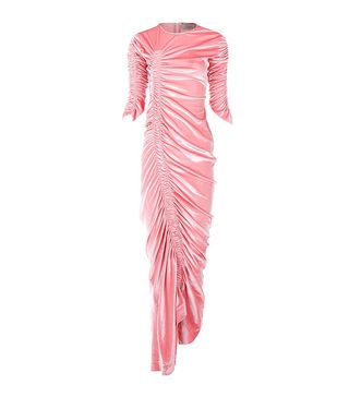 Preen by Thornton Bregazzi + Pink Velvet Hitch Dress