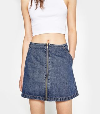 Zara + Denim Skirt