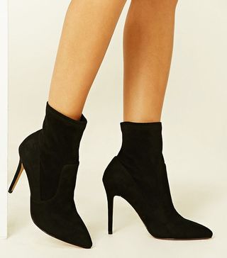 Forever 21 + Faux Suede Ankle Booties