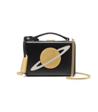 Mark Cross + Grace Mini Textured-Leather Shoulder Bag