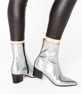 ASOS + Retsella Leather Ankle Boots