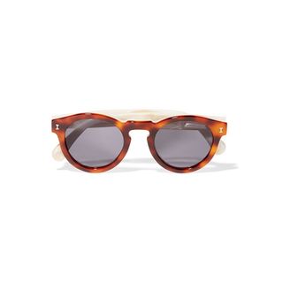 Illesteva + Leonard Round Frame Sunglasses